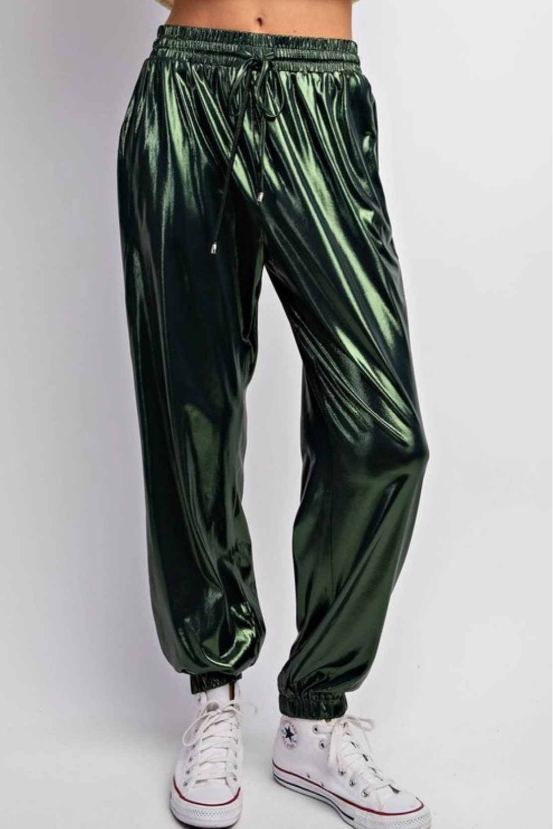 Metallic Jogger Pants