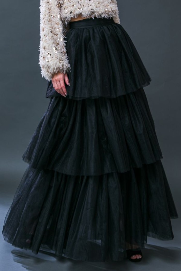 Layered Tulle Skirt