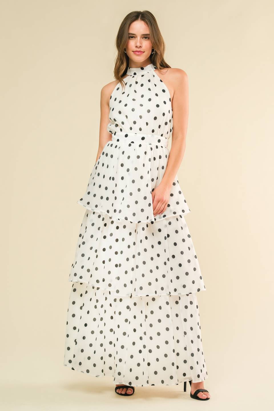3 Tier Polka Dot Dress