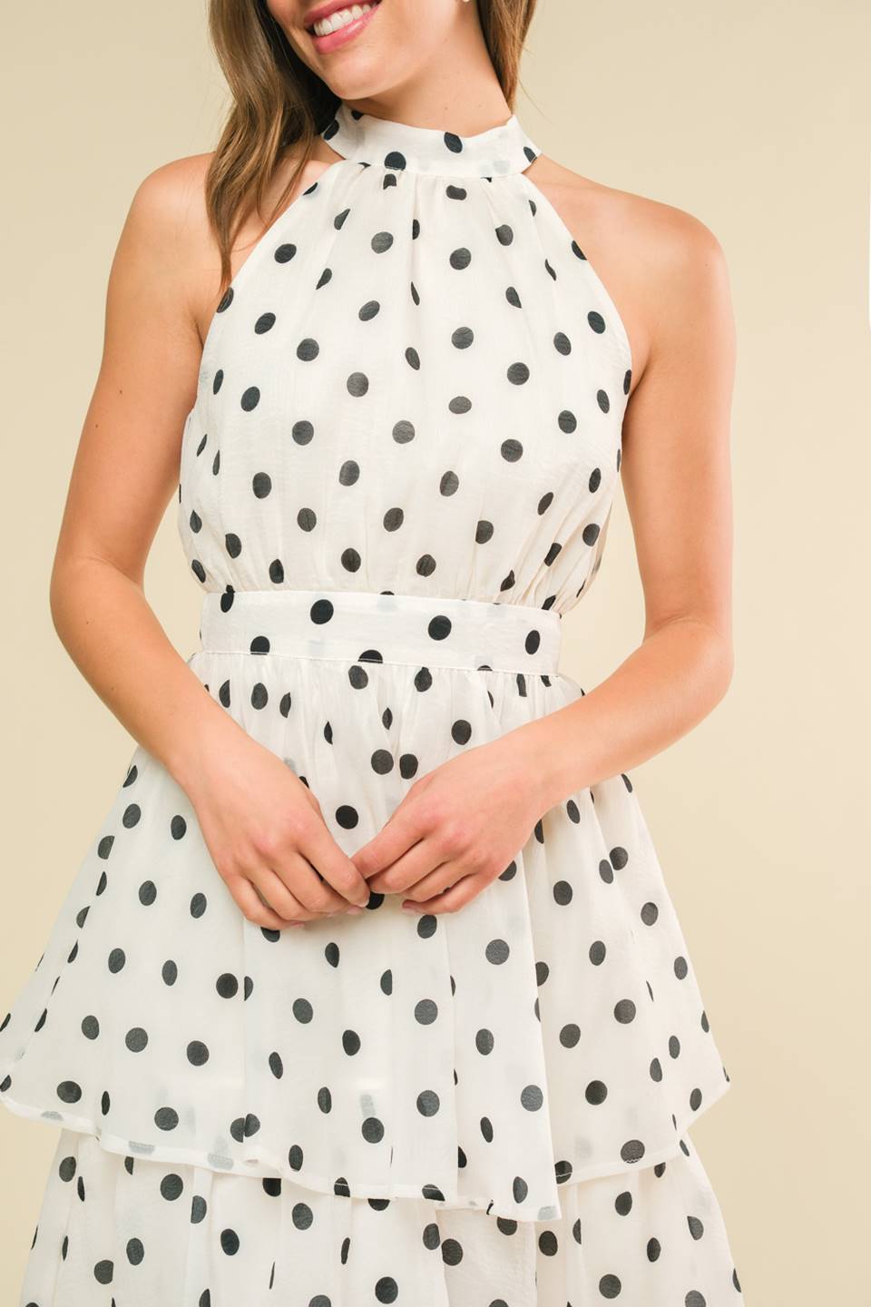 3 Tier Polka Dot Dress