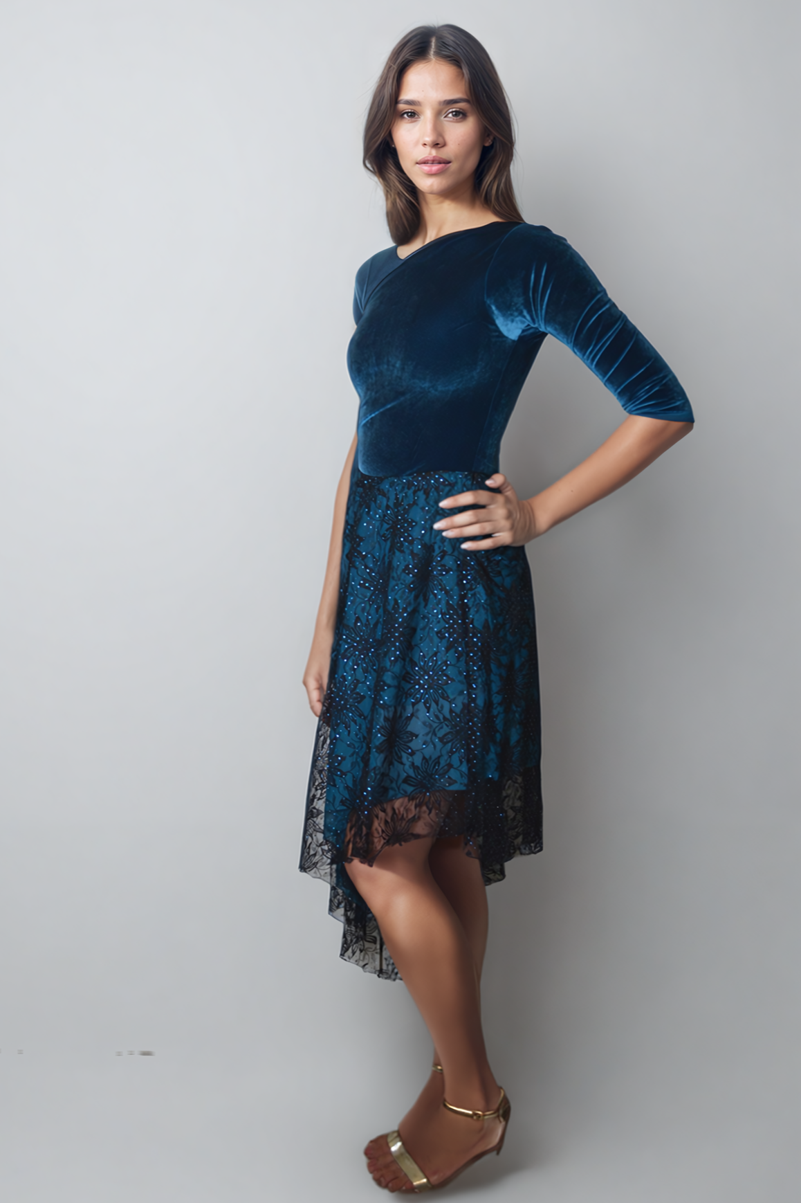 Velvet One Arm Top