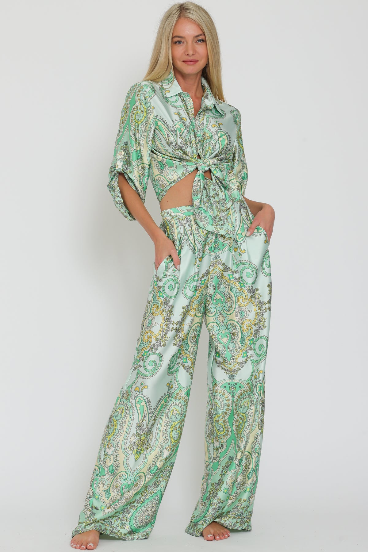 Paisley Palazzo Pant