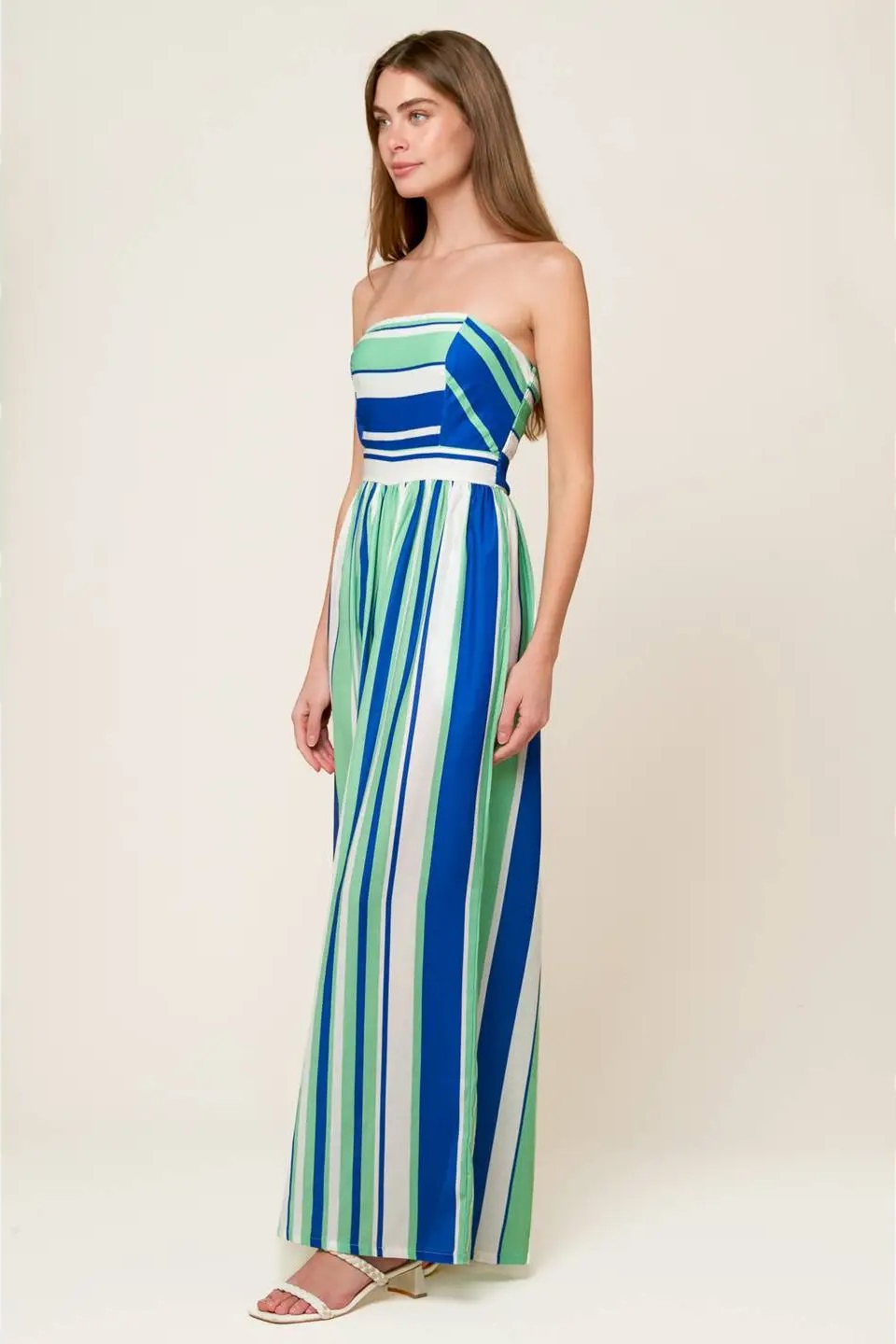 Striped Jumpsuit