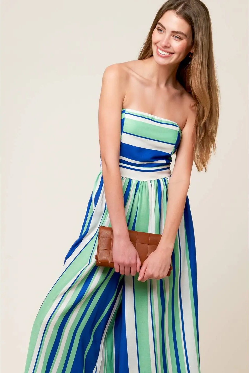 Striped Jumpsuit