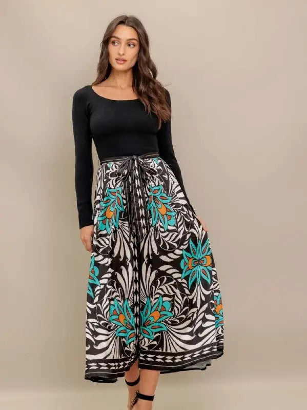 Midi Dress featuring Sweater Top