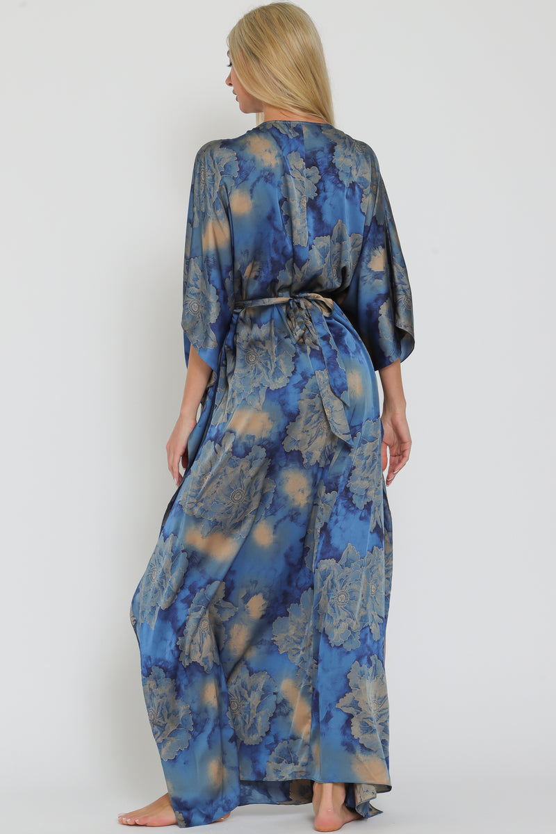 Kimono Tie Back Maxi Dress