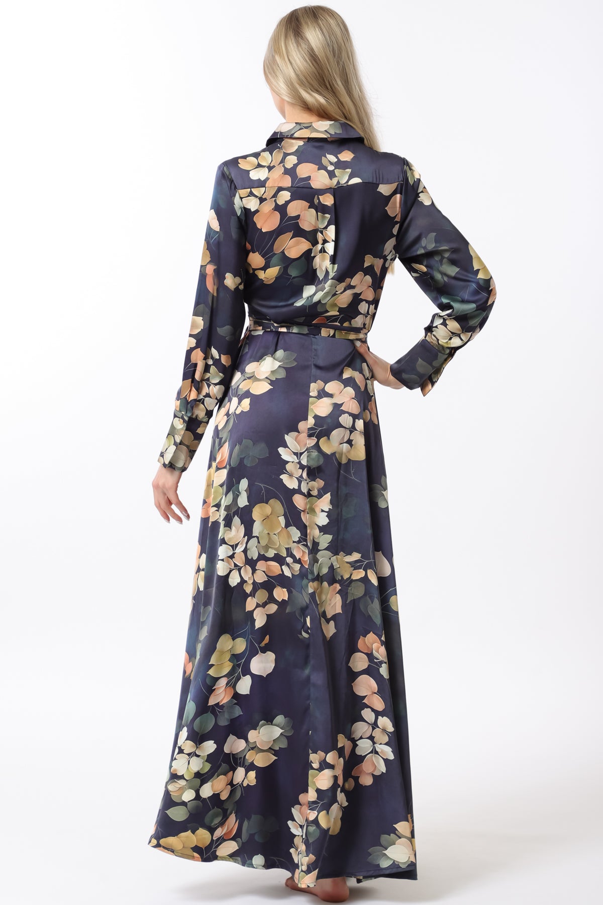 Long Sleeve Wrap Dress