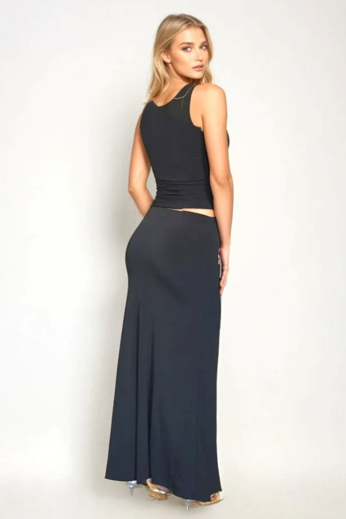 One Shoulder Feather Top