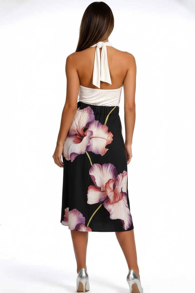 Floral Print Skirt